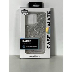 Case-Mate KARAT Crystal Case for iPhone 12 Pro Max 6.7″ – 5G, 10 ft Drop Protect